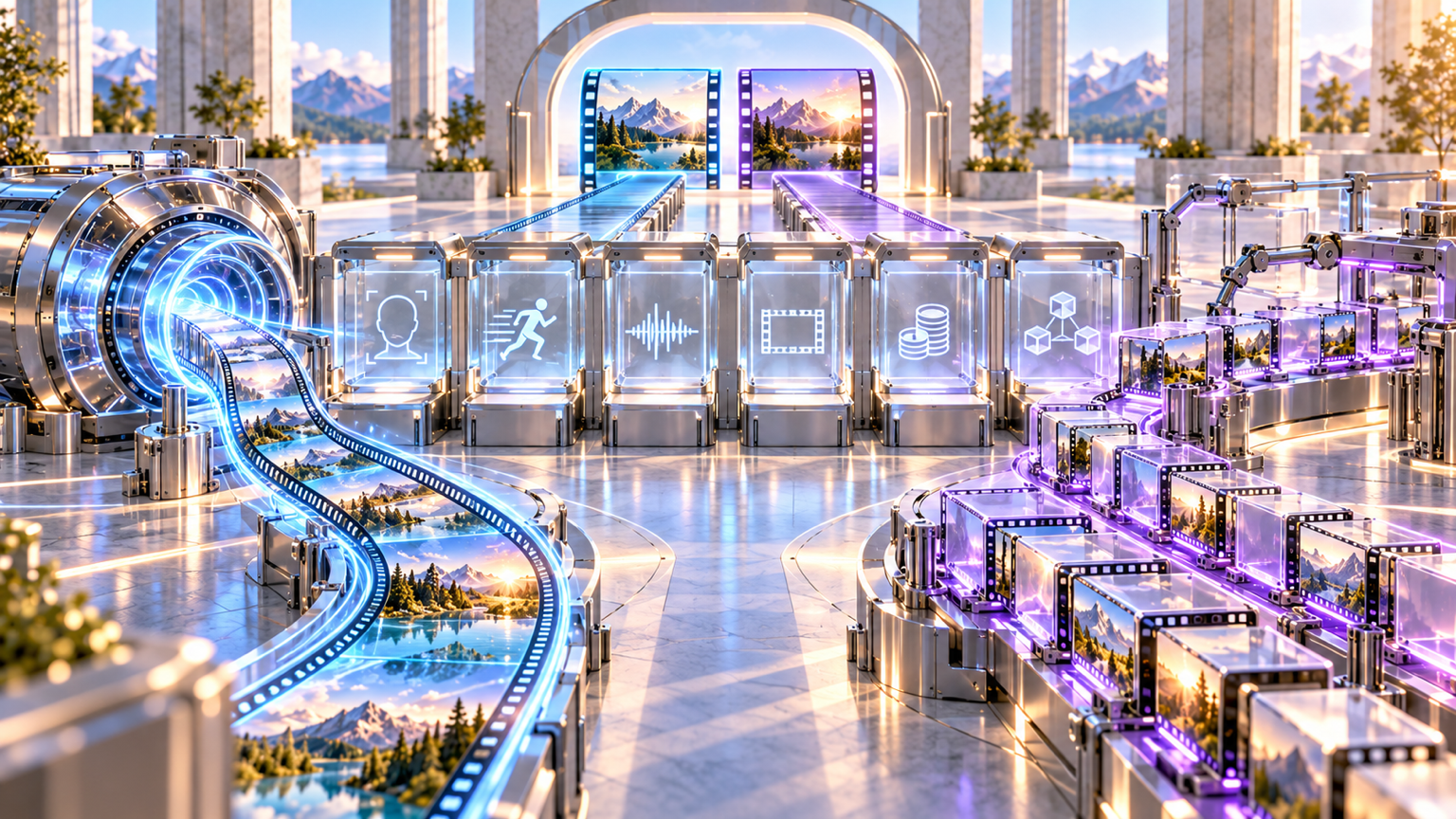 A continuous-generation pipeline and a multi-shot assembly pipeline reach the same duration arch only after passing shared tests for continuity, audio, seams, cost, and reproducibility.